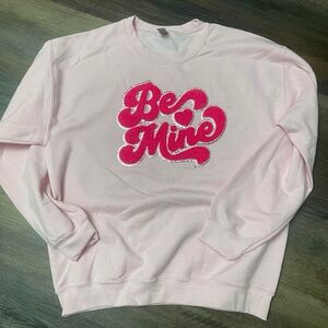 Pink 'Be Mine' Sweatshirt